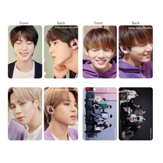 Set 8 thẻ card nhựa BTS in 2 mặt bo góc | Shopee Việt Nam