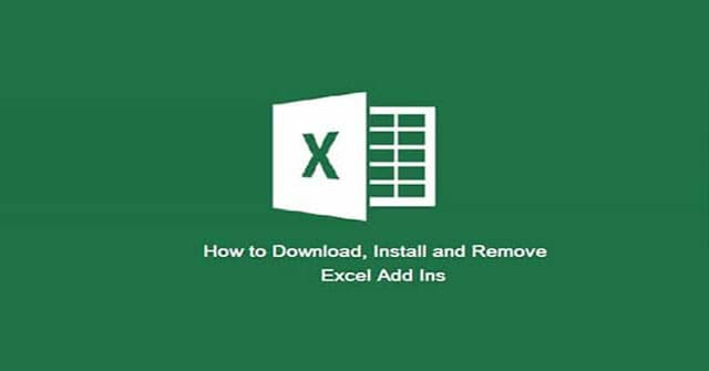 Cài đặt và gỡ bỏ add-in trong Excel