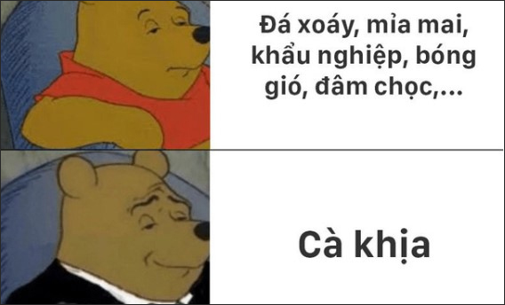 Cà khịa là gì