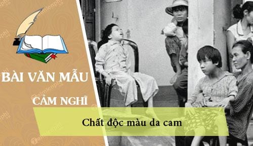 cam nghi cua em ve chat doc mau da cam