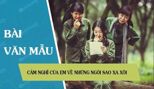 cam nghi cua em ve nhung ngoi sao xa xoi