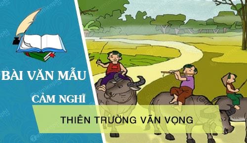 cam nghi ve bai tho thien truong van vong