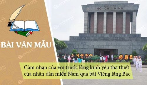 cam nhan cua em truoc long kinh yeu tha thiet cua nhan dan mien nam qua bai vieng lang bac