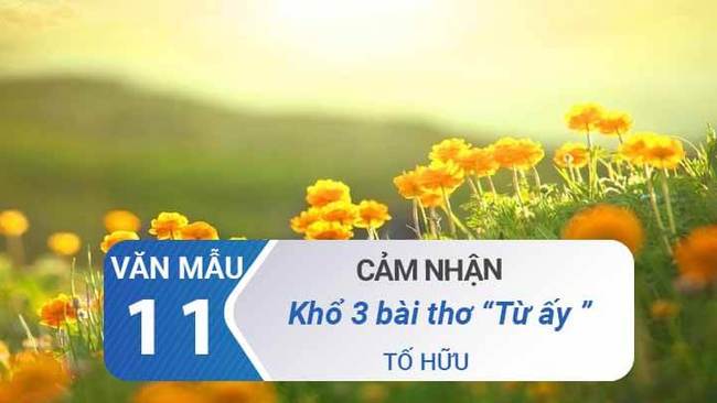 Nêu cảm nhận khổ thơ thứ 3 bài Từ ấy - Tố Hữu