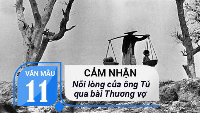 Cảm nhận nỗi lòng của ông Tú qua bài Thương vợ