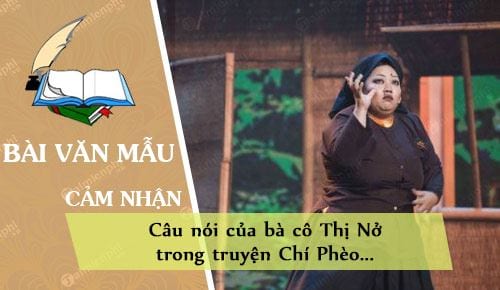 cam nhan ve cau noi cua ba co thi no trong truyen chi pheo