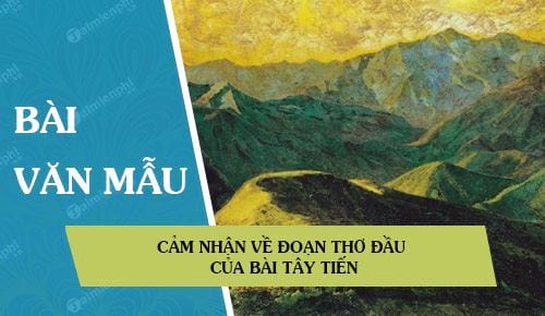 cam nhan ve doan tho dau cua bai tay tien