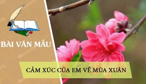 cam xuc cua em ve mua xuan