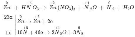 Cân bằng phản ứng oxi hóa khử Zn HNO3