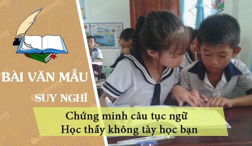 chung minh cau tuc ngu hoc thay khong tay hoc ban