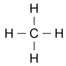 công thức cấu tạo của metan ch4