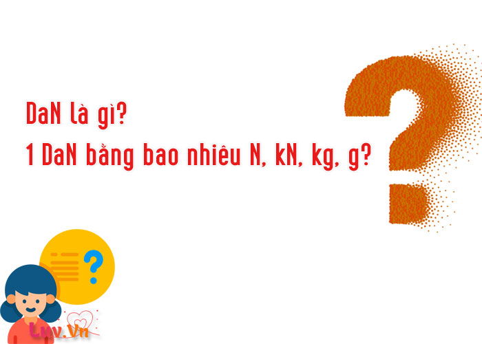 DaN là gì? 1 DaN bằng bao nhiêu N, kN, kg, g?