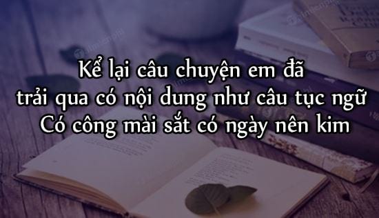 dan y ke lai cau chuyen em da trai qua co noi dung nhu cau tuc ngu co cong mai sat co ngay nen kim