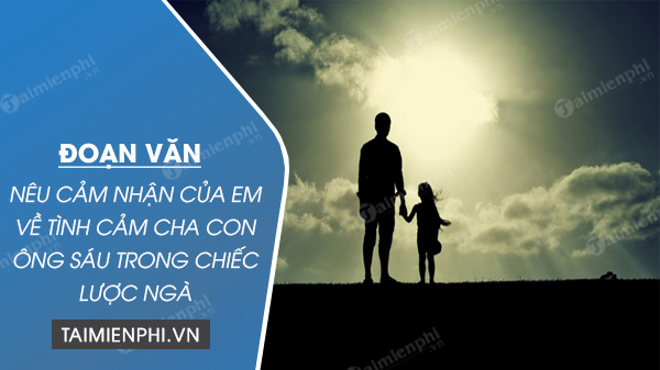 doan van neu cam nhan cua em ve tinh cam cha con ong sau trong chiec luoc nga