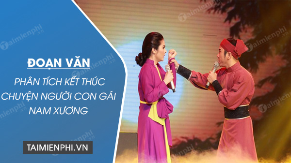 doan van phan tich ket thuc chuyen nguoi con gai nam xuong