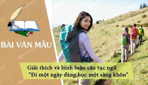 giai thich va binh luan cau tuc ngu di mot ngay dang hoc mot sang khon