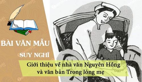 gioi thieu ve nha van nguyen hong va van ban trong long me