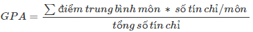 Công thức tính