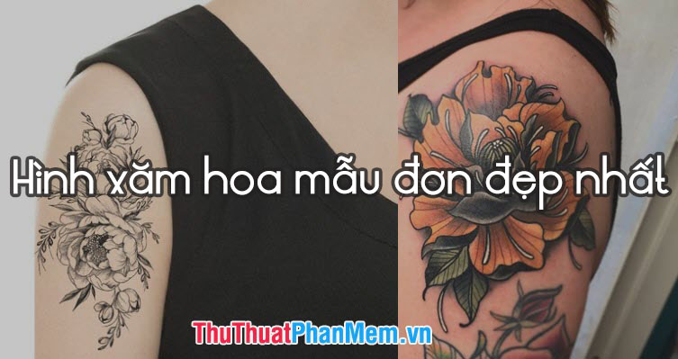 Hình xăm hoa mẫu đơn đẹp nhất