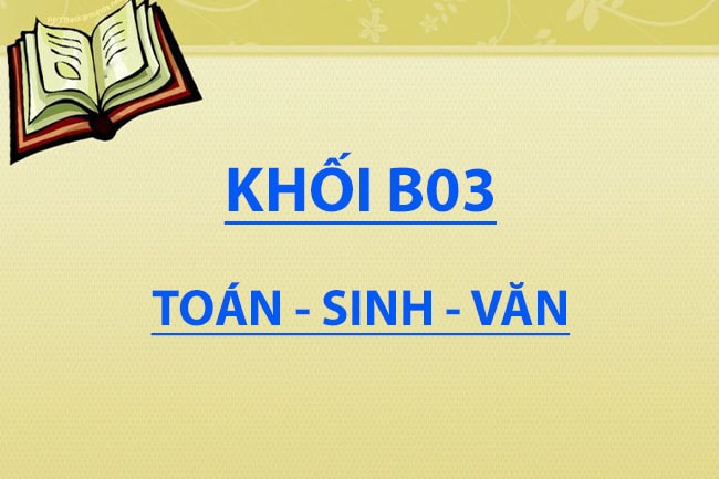 Khối B03: Danh sách 33 ngành và 33 trường mã xét tuyển B3