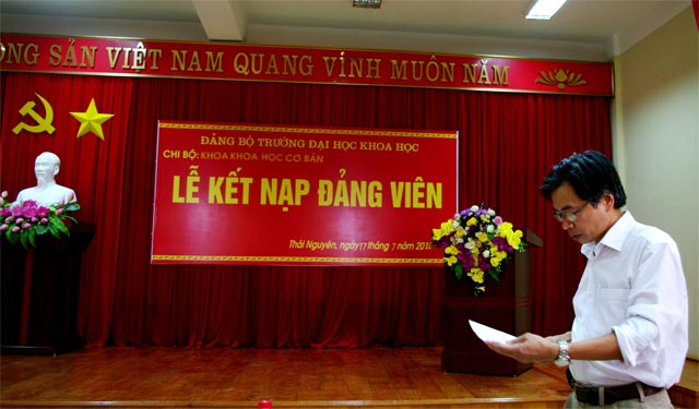 Lời phát biểu giao nhiệm vụ cho Đảng viên mới