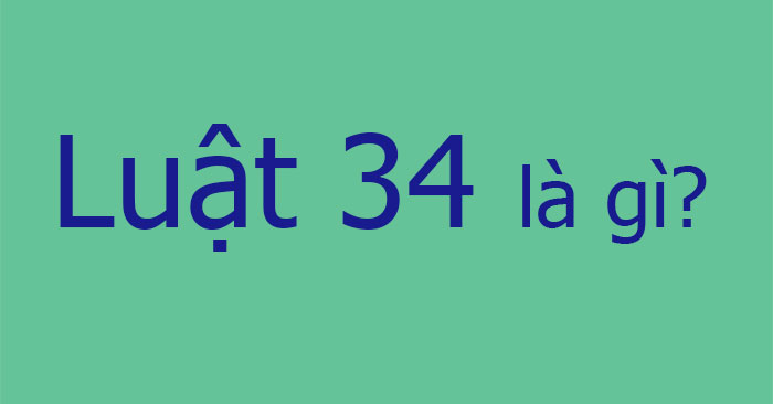 Luật 34