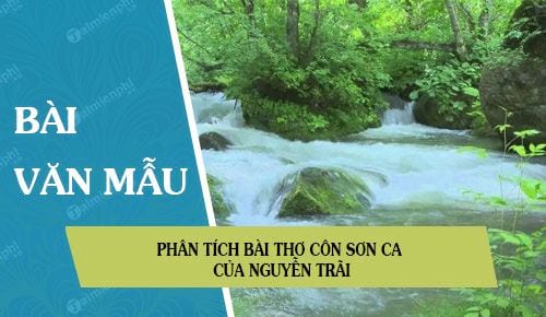 phan tich bai tho con son ca cua nguyen trai