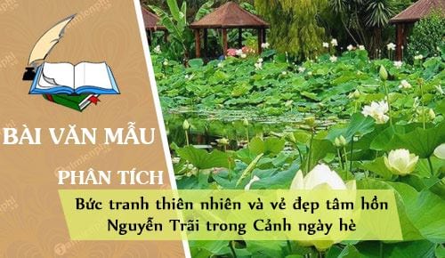 phan tich buc tranh thien nhien va ve dep tam hon nguyen trai trong canh ngay he