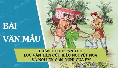 phan tich doan tho luc van tien cuu kieu nguyet nga va noi len cam nghi cua em