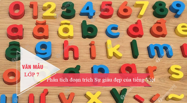 phan tich doan trich su giau dep cua tieng viet