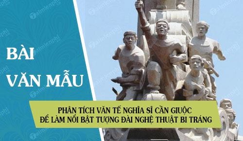 phan tich van te nghia si can giuoc de lam noi bat tuong dai nghe thuat bi trang