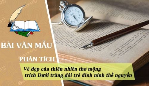 phan tich ve dep cua thien nhien tho mong trong doan trich duoi trang doi tre dinh ninh the nguyen