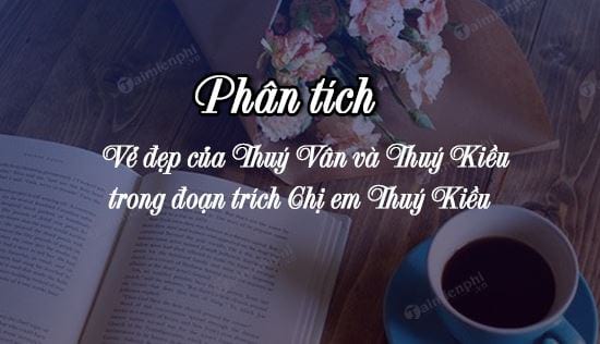 phan tich ve dep cua thuy van va thuy kieu trong doan trich chi em thuy kieu