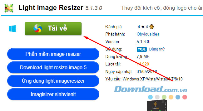 Resize hàng loạt ảnh