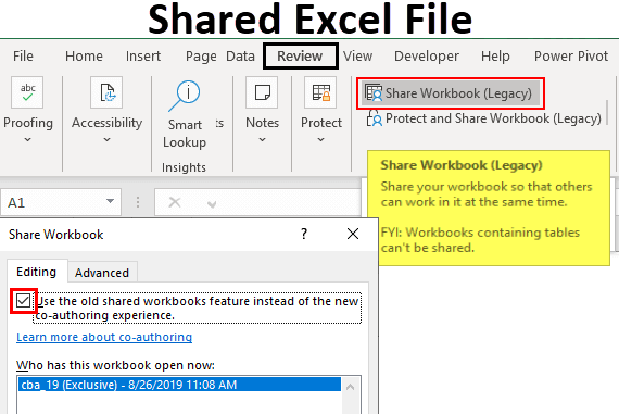 Share file excel cho nhiều người cùng chỉnh sửa