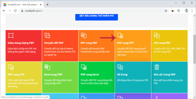 Chuyển PDF sang PPT