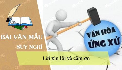 suy nghi ve loi xin loi va cam on