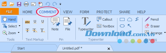 Cách tạo ghi chú trong file PDF bằng Foxit Reader