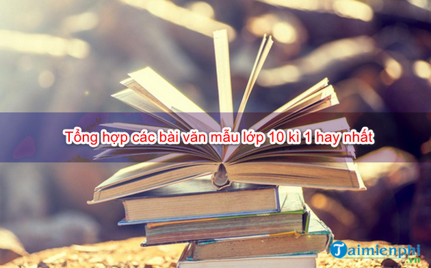 tong hop cac bai van mau lop 10 ki 1 hay nhat