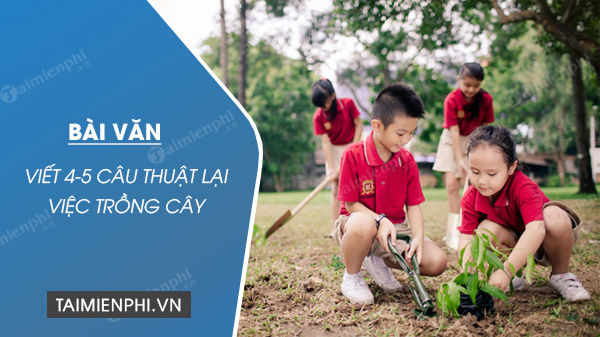 viet 4 5 cau thuat lai viec trong cay