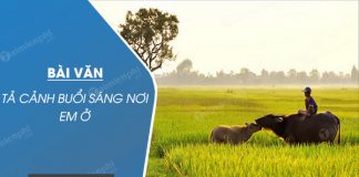 bai van ta canh buoi sang noi em o