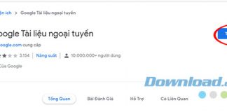 Cài đặt tiện ích Google Docs