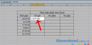 Công thức tính giờ