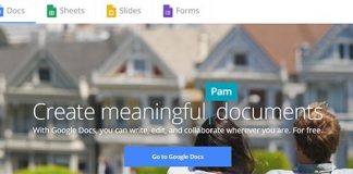 Trang chủ Google Docs