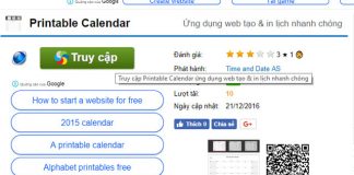 Truy cập ứng dụng