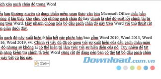 Giao diện chế độ kiểm tra chính tả mặc định của Word