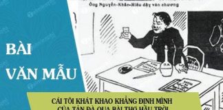 cai toi phong tung ngong nghenh va khat khao khang dinh chinh minh giua cuoc doi cua tan da qua bai tho hau troi