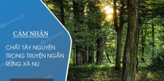 cam nhan chat tay nguyen trong truyen ngan rung xa nu cua nguyen trung thanh