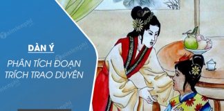 dan y phan tich doan trich trao duyen