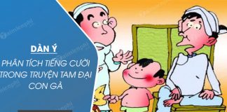 dan y phan tich tieng cuoi trong truyen tam dai con ga